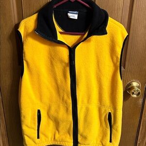 Women’s Yellow Fleece Vest